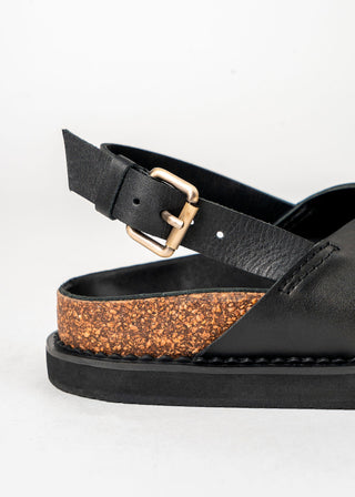 Capri Sandal - Wider Fit in Black