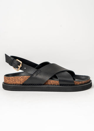 Capri Sandal - Wider Fit in Black