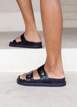 Amalfi Sandal - Black