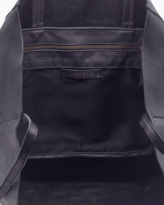 Milan Leather Tote - Black - Liberté