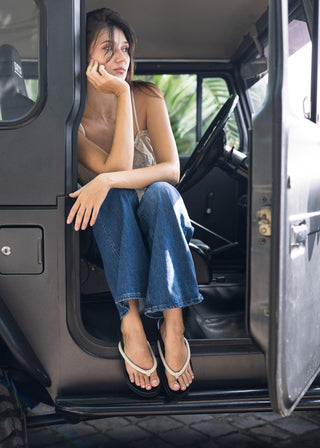 Amara Sandal - Ivory