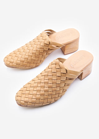 Bondi Woven Mules - Cream