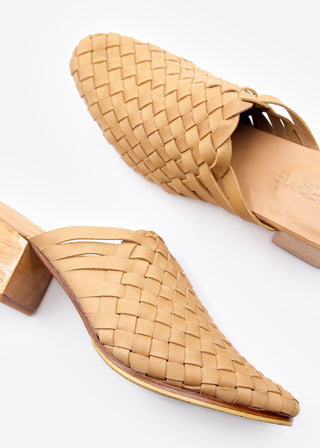 Bondi Woven Mules - Cream