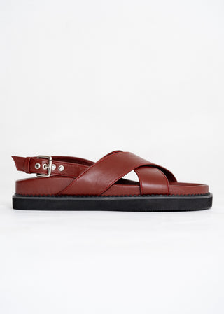 Capri Sandal - Burgundy
