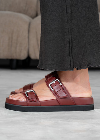 Aloha Sandal - Burgundy