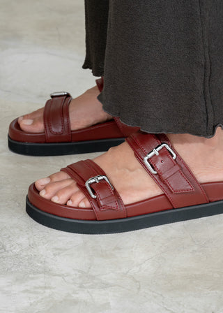 Aloha Sandal - Burgundy