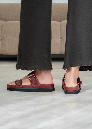 Aloha Sandal - Burgundy