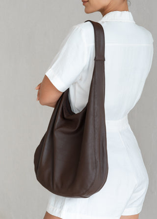 Large Hobo Bag - Rich Espresso