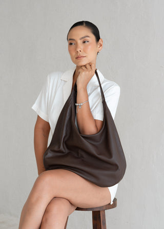 Large Hobo Bag - Rich Espresso
