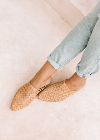 Prague Woven Mule - Cream