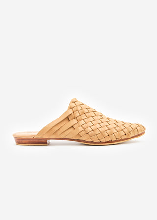 Prague Woven Mule - Cream