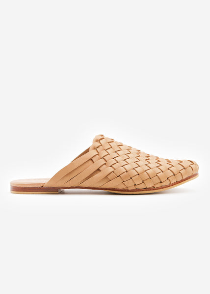 Tulum Woven Mule - Cream – Liberté Leather