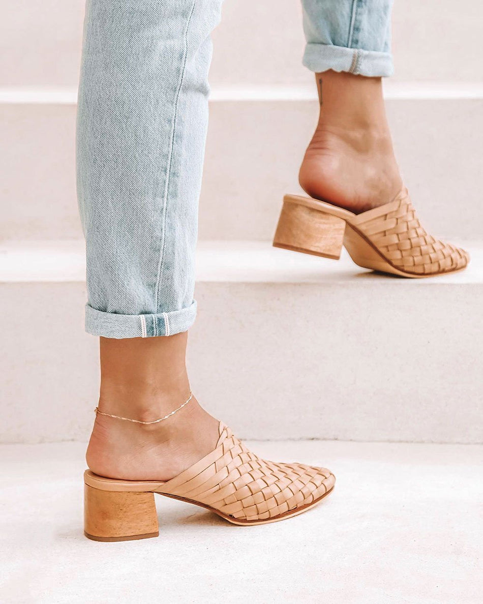 liberte woven mules