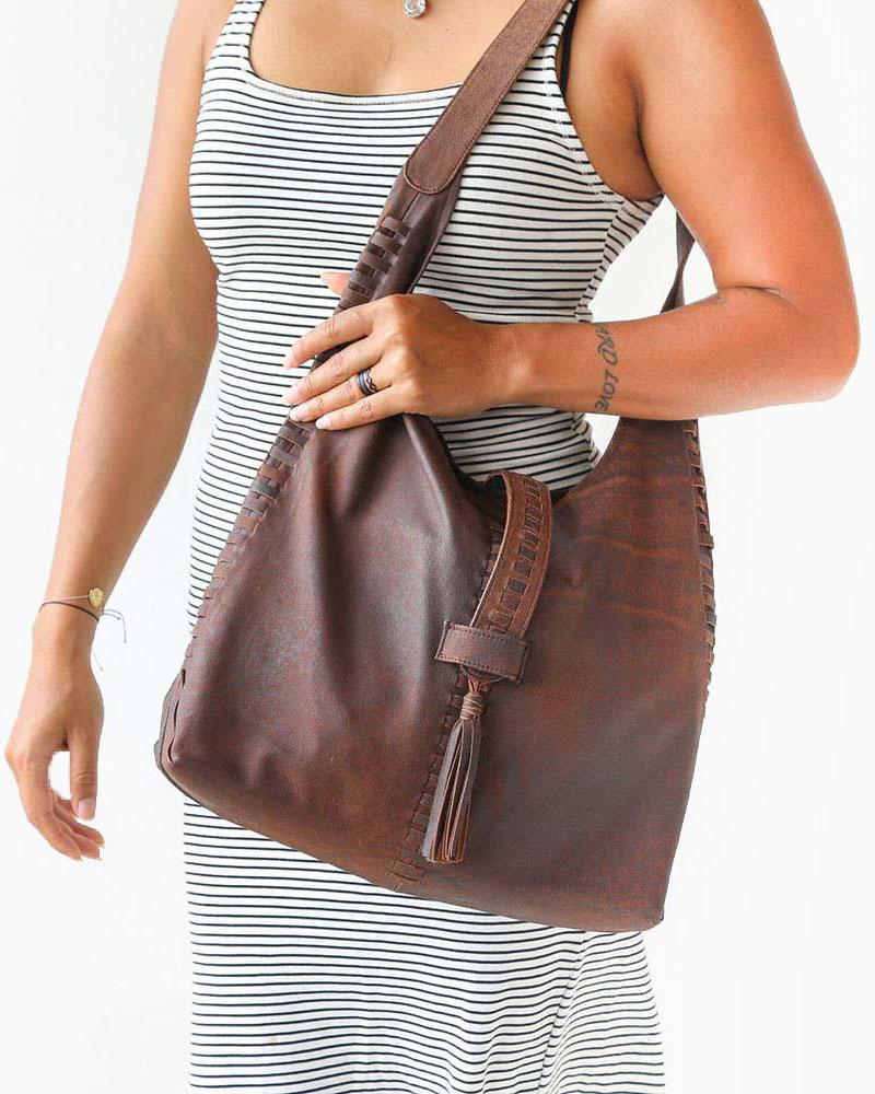Soft leather hotsell boho bag