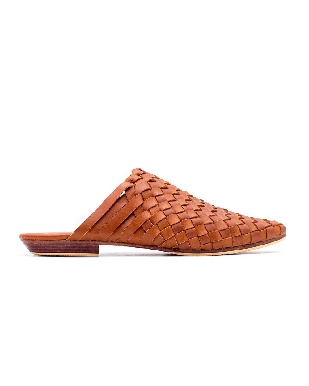 Prague Woven Mule - Cognac – Liberté Leather