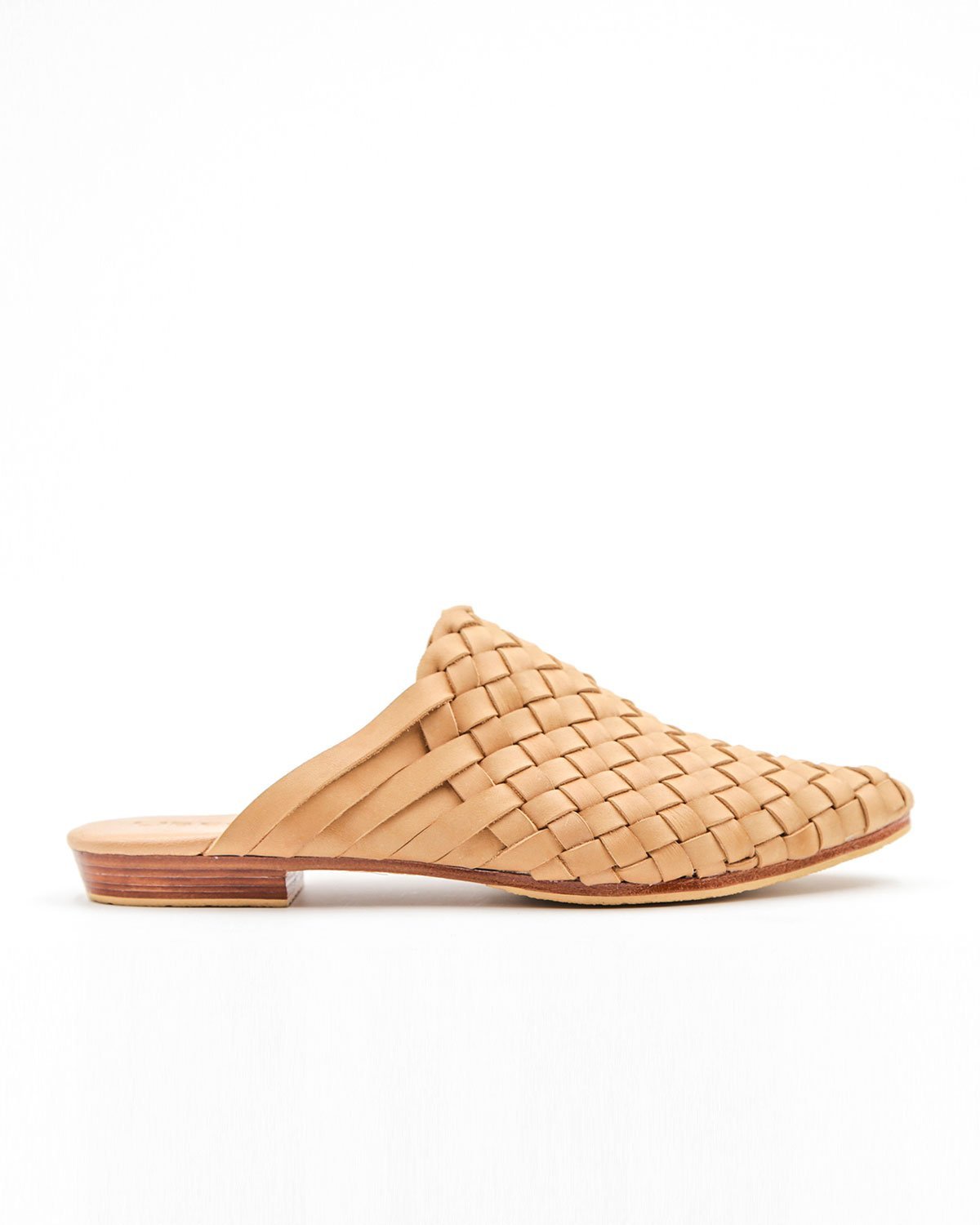 Women's Woven Leather Mules