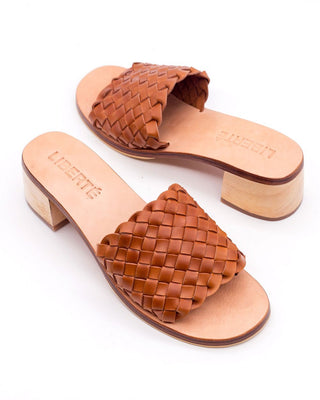 Santorini Woven Mule - Cognac - Liberté