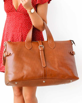 Women's Overnight Bag - Brown - Liberté